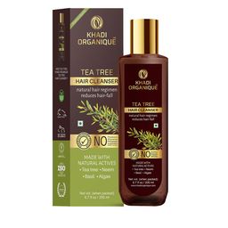 Khadi Organique Tea Tree Hair Cleanser with Neem & Basil - Reduces Hair Fall - 200ml-18