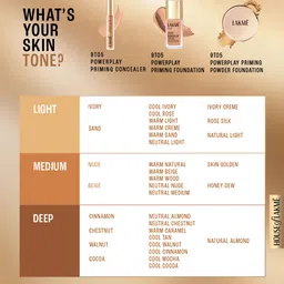 Lakme 9to5 Powerplay Priming Foundation, Built in Primer, SPF 20, Neutral Chestnut, 25 ml image 5