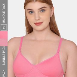 Tweens Pack Of 2 Lightly Padded Cotton Super Support Full Coverage Bra-picture-23