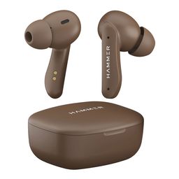 HAMMER Brown Solitude Wireless Bluetooth Earbuds With ENC Touch Controls Upto 22H Playtime-51