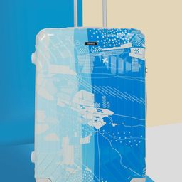 Teakwood Leathers Printed 360 Degree Rotation Hard Large Trolley Bag- 95.5 L-43