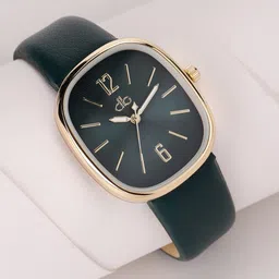 DressBerry Women Teal Green Striped Dial & Solid Straps Analogue Watch MFB-PN-SNT-C28-image-25
