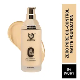 MATTLOOK Zero Pore Oil Control Full Coverage Matte Foundation Ivory 45ml-21