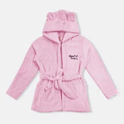 Here&Now X Game Begins Girls Embroidered Hooded Sweatshirt-image-62