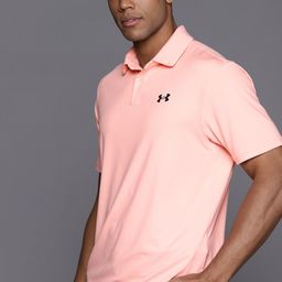 UNDER ARMOUR Brand Logo Printed Detail Loose Fit T2G Polo Golf T-shirt-image-31
