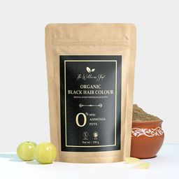 The Wellness Shop Ammonia-Free Henna Based Organic Hair Colour Powder 100g - Black-57