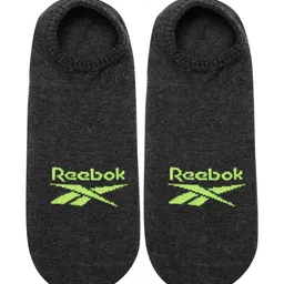 Reebok Men YG Invisible Brand Logo Patterned Ankle-Length Socks-50
