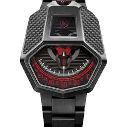 Atowak Men Textured Dial & Leather Straps Automatic Motion Powered Analogue Watch C1-S33A-image-46