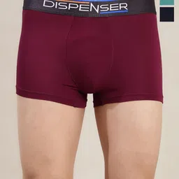 DISPENSER Pack Of 3 Anti-Microbial Trunks S2-Trunk-Rama-Maroon-Navy-M-picture-15
