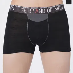 DISPENSER Men Pack Of 2 Mid-Rise Trunks S4-Trunk-Black-Airforce-M-2