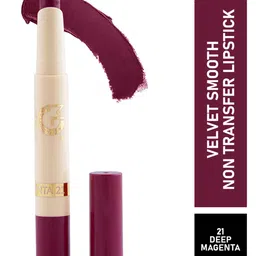 MATTLOOK Velvet Smooth Non-Transfer Long Lasting & Water Proof Lipstick-Deep Magenta-3