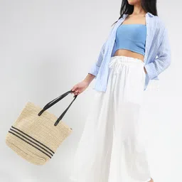 StyleCast X SERA Women Relaxed Flared High-Rise Wide Leg Trousers-picture-11