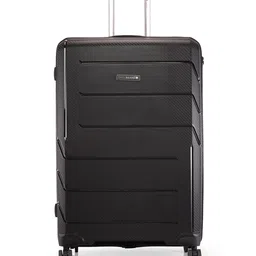 SWISS BRAND Unisex Black Solid MATTERHORN 360-Degree Rotation Hard-Sided Large Trolley Suitcase-22