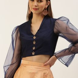 Ethnovog Embellished Beads & Stones Ready to Wear Lehenga Choli-image-37