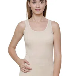 BODYCARE INSIDER Women Beige Colored Solid Cotton Thermal Tops-image-36