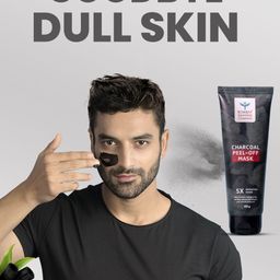 Bombay Shaving Company Unisex Charcoal Peel Off Mask Anti Pollution & Blackhead Removal 100g-3