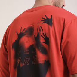 Difference of Opinion Men Graphic Printed Round Neck Pure Cotton Oversized T-shirt-image-62