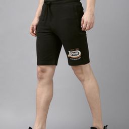u.s. polo assn. denim co. U S Polo Assn Denim Co Men Black & White Printed Slim Fit Shorts-picture-28