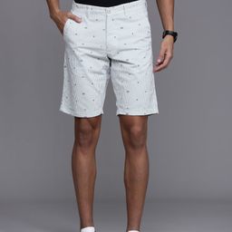 Louis Philippe Sport Men Conversational Printed Slim Fit Shorts-image-52