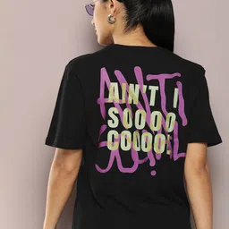 Kook N Keech Women Typography Printed T-shirt-image-85