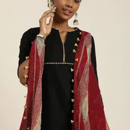 Taavi Women Woven Design Dupatta-37