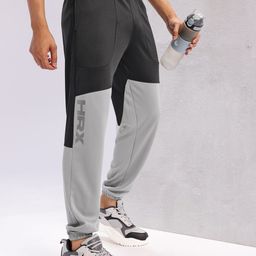 HRX by Hrithik Roshan Men Colourblocked Rapid-Dry Running Joggers-image-65