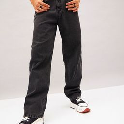 MASCLN SASSAFRAS Men Loose Relaxed Fit Clean Look Pure Cotton Jeans-image-21