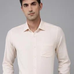 Arrow Pure Cotton Manhattan Slim Fit Self-Design Textured Formal Shirt-picture-9