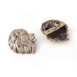 COSA NOSTRAA Men Gold-Toned Set of 7 The Lion of Judah Buttons image 5