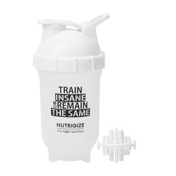 GHC Brisqore Smart Classic Leakproof Protein Shaker,  White  500 ml -image-59