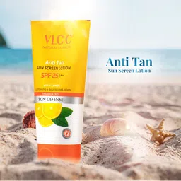 VLCC Set of 4 Anti-Tan Sunscreen Lotions with SPF 25PA+ & Lemon - 150ml Each image 2