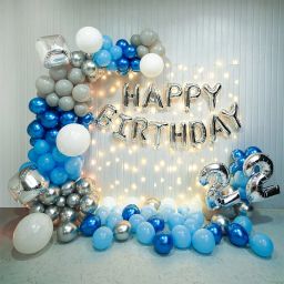 Blue Balloon Birthday Decor-image-7