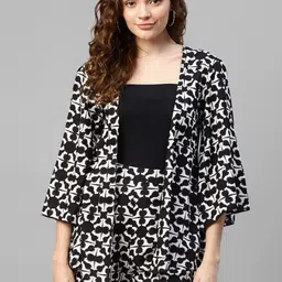 DEEBACO Women Geometric Print Viscose Rayon Co-Ord Set-37