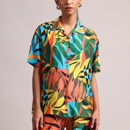 ZACCAI Printed Shirt With Shorts Co-Ords-image-72