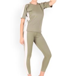 BENZOS Short Sleeves T-Shirt With Tights Co-Ords-image-14