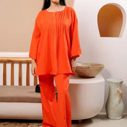 NH KAPDEWALA Serenity  Shirt With Cove Pant Co-Ords-picture-57