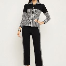 Zigo Self Design Top With Trousers-18