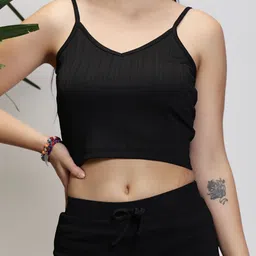 Sera Basics Shoulder Strap Top With Shorts Co-Ords image 2