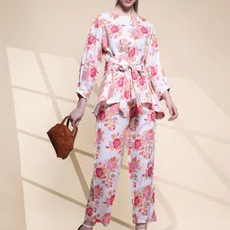 Anouk Printed Top With Trousers Co-Ords-image-19
