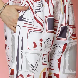 Clora Creation Printed Three Quarter Sleeve Tunic & Trouser Co-Ords image 3