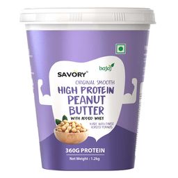 Savory Original High Protein Peanut Butter,  1.2 kg  Smooth -image-80