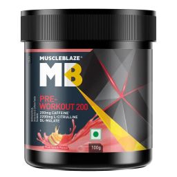 MuscleBlaze PRE Workout 200,  0.22 lb  Fruit Splash -image-45
