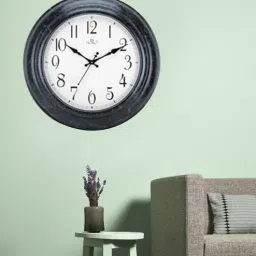horo Black Analog Wall Clock-picture-0