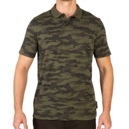 Men's Half Sleeve Polo Tshirt Army Military Camo Print 100 - Camo Khaki-image-30