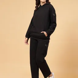 Rigo Plus Size Terry Hoodie Sweatshirt with Trousers co-ords Set-picture-50