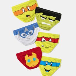 You Got Plan B Pack Of 6 Printed Cotton Basic Briefs UB-SuperHero: 1-2-38