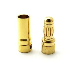 Amass 4mm Gold Connectors Male/Female Pair-1 Pairs-21