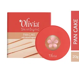 Olivia SkinSync Pan Cake Long Lasting & Weightless Compact - 30g - Pinacolada Pie 21-44