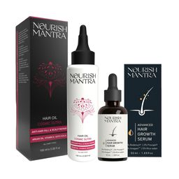 Nourish Mantra Advanced Hair Growth Serum - 50ml & Cosmic Sutra Hair Oil - 100ml-36