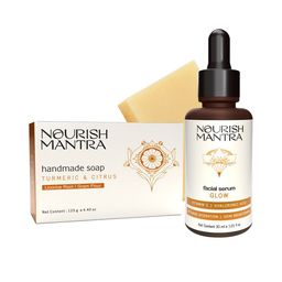 Nourish Mantra Turmeric Bathing Bar & Glow Serum-79